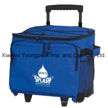 Рекламный пользовательский печатный 48-Can Wheeled Cooler Bag
